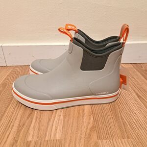 HISEA Womens Ankle Rain Boots Waterproof Fishing Garden Work Chelsea Deck Size 9